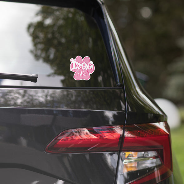 Dog Life Pink sticker