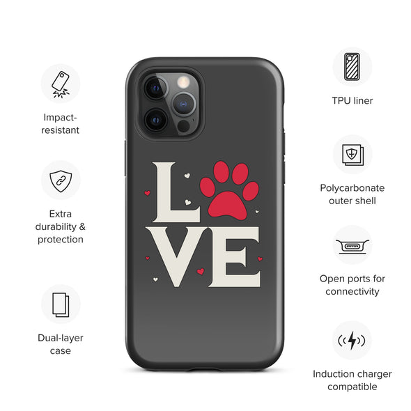 Dog Love Tough Case for iPhone®