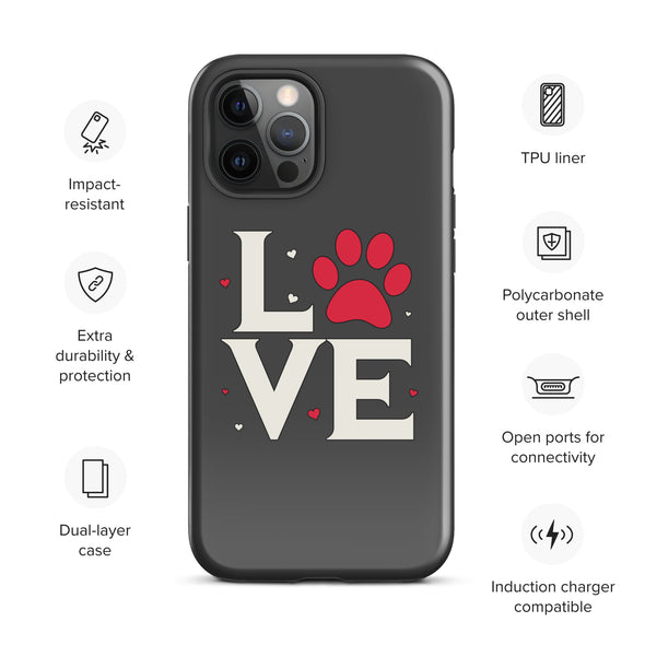 Dog Love Tough Case for iPhone®