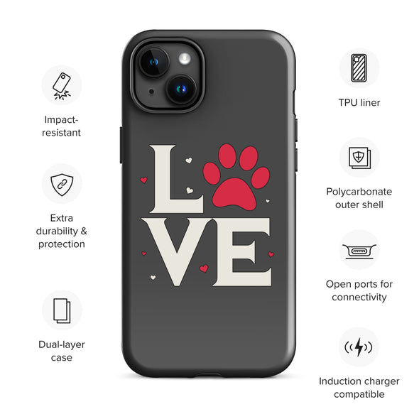 Dog Love Tough Case for iPhone®