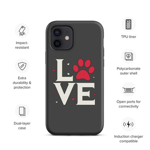 Dog Love Tough Case for iPhone®