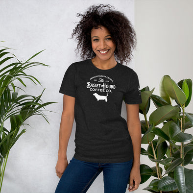 Basset Hound Coffee Co. Unisex t-shirt