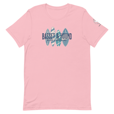 Basset & Hound Surf Co. Unisex t-shirt