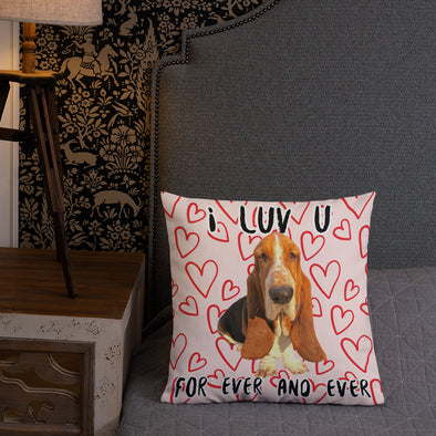 Bentley's I LUVE U  Pillow