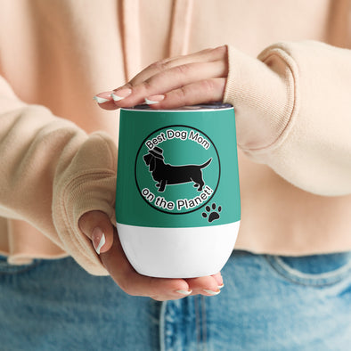 Best Dog Mom Wine tumbler